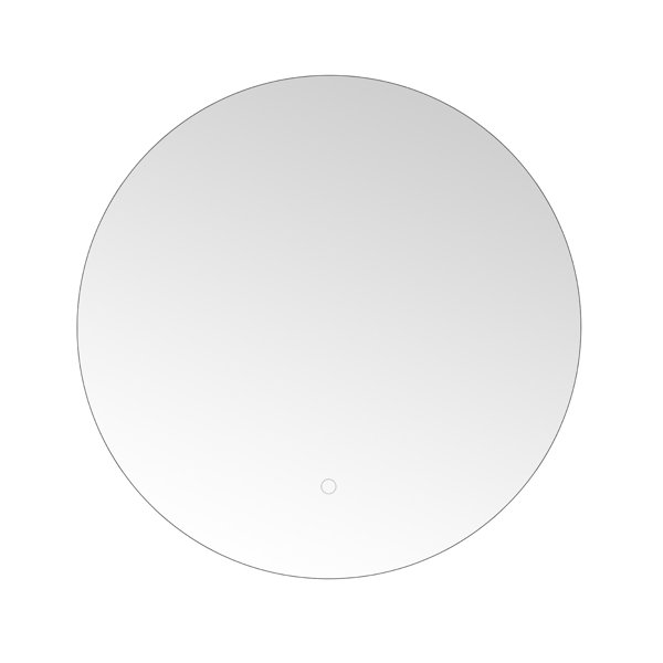 Latitude Run® Frameless Lighted Bathroom Mirror Wayfair